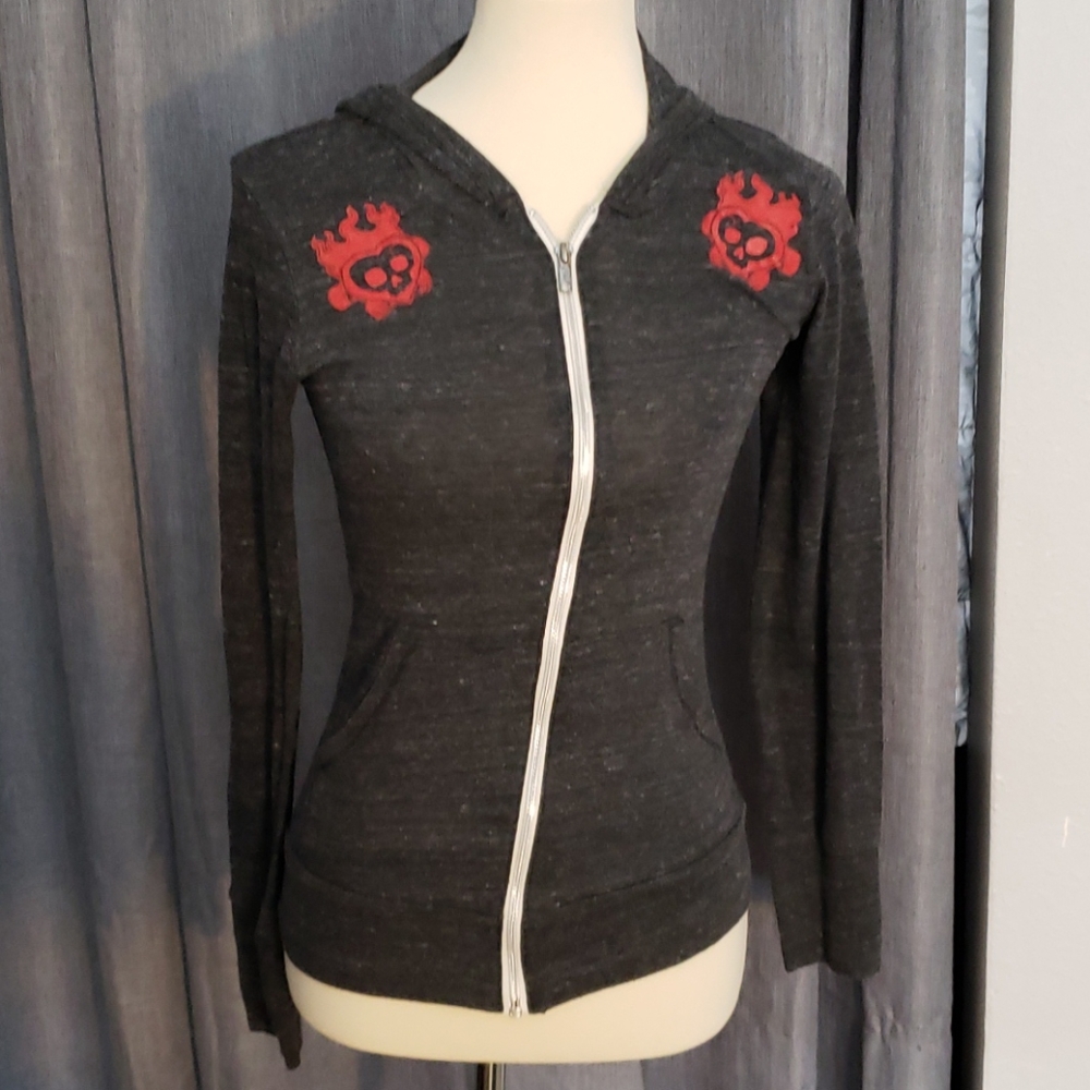Dark gray hoodie